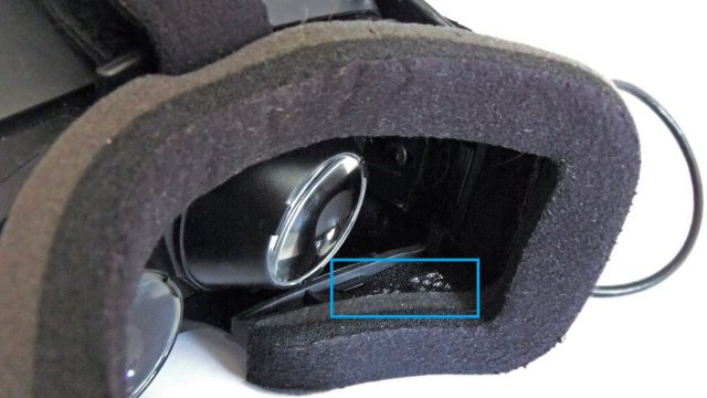 Reijllas de ventilación del Oculus Rift DK2