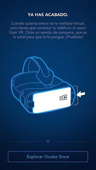 Setup de Gear VR