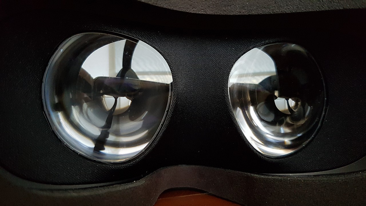 Tela interior de Oculus Rift