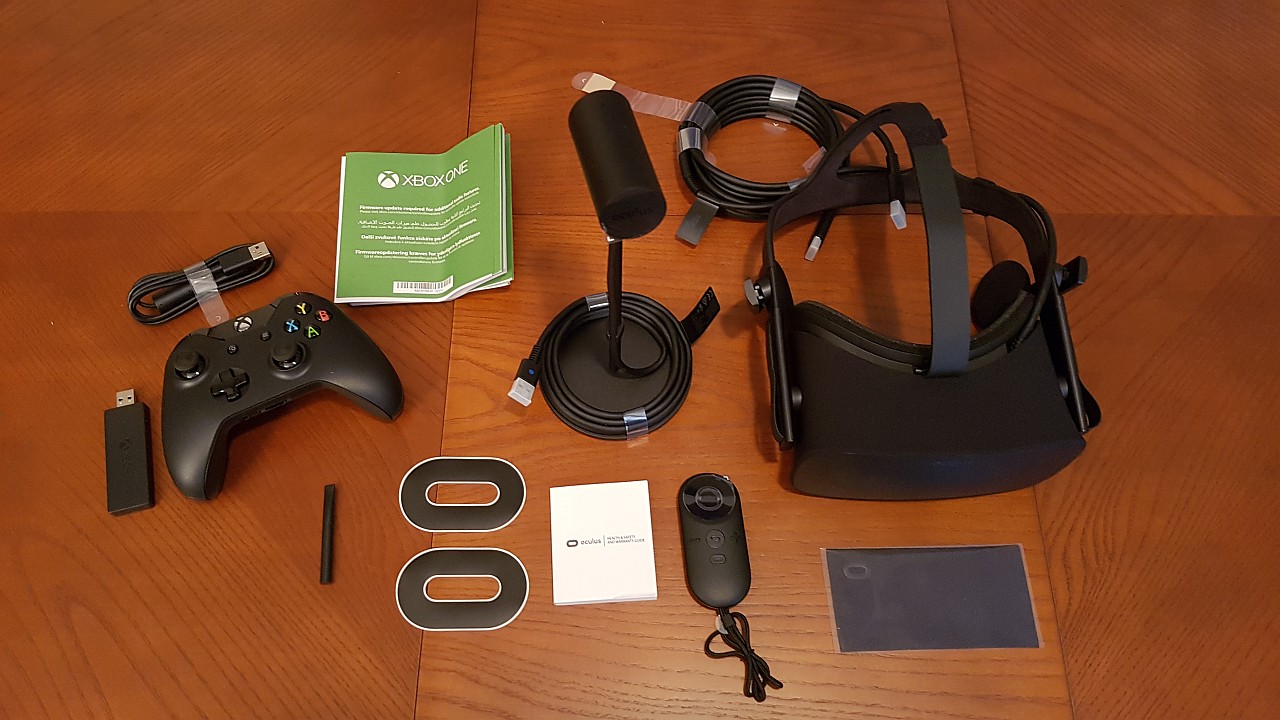 Oculus Rift y sus accesorios