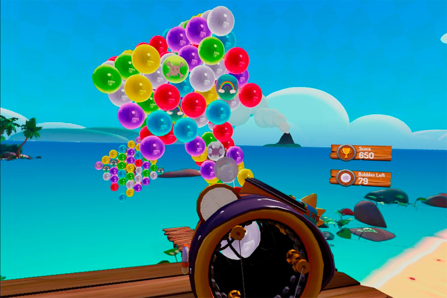 Puzzle Bobble VR: Vacation Odyssey, Oculus Jogo