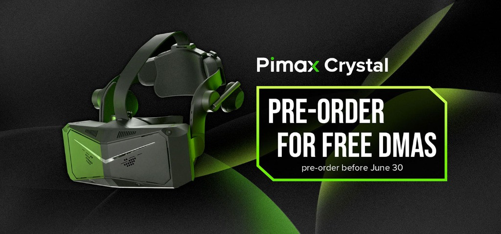 Pimax Crystal con auriculares DMAS gratis para pedidos antes del 30 de junio