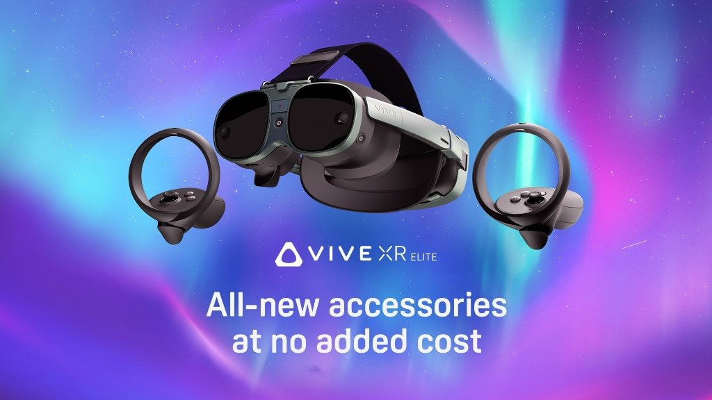 VIVE XR Elite Deluxe Pack: HTC añade 4 accesorios gratis al visor