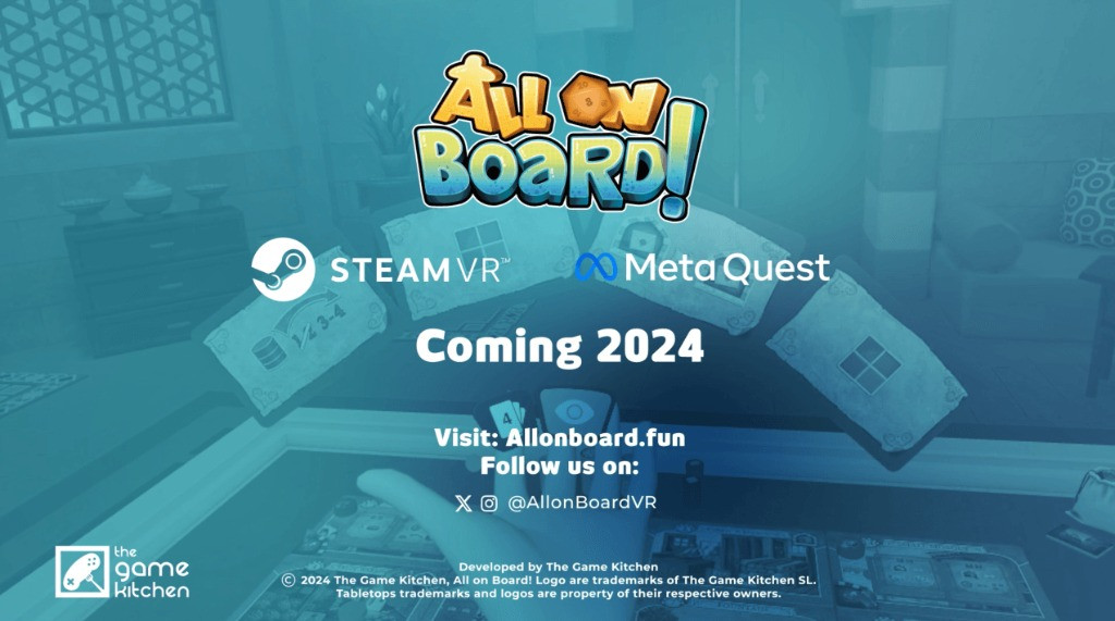 Los juegos de mesa de All On Board! llegarán este año a PC VR y Quest