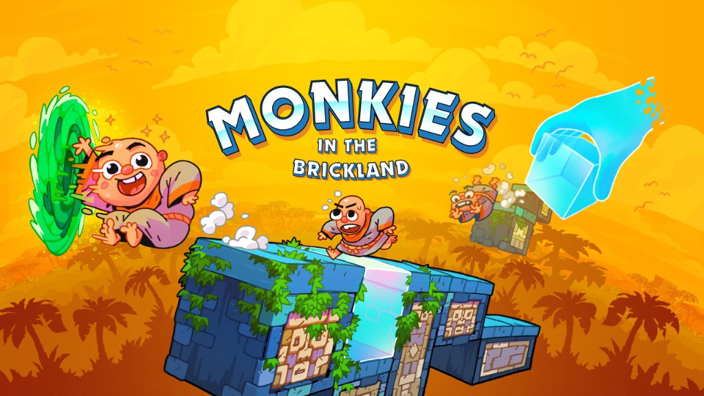 Monkies in The Brickland, plataformas arcade para Quest y PSVR2