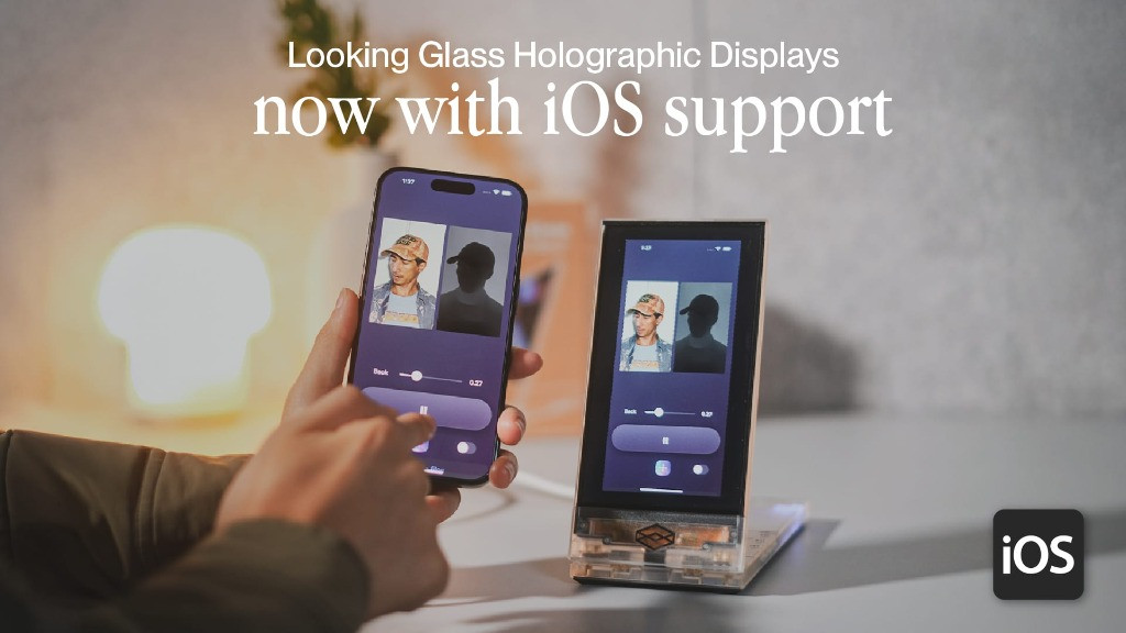 Las holografías Looking Glass ya son compatibles con iOS