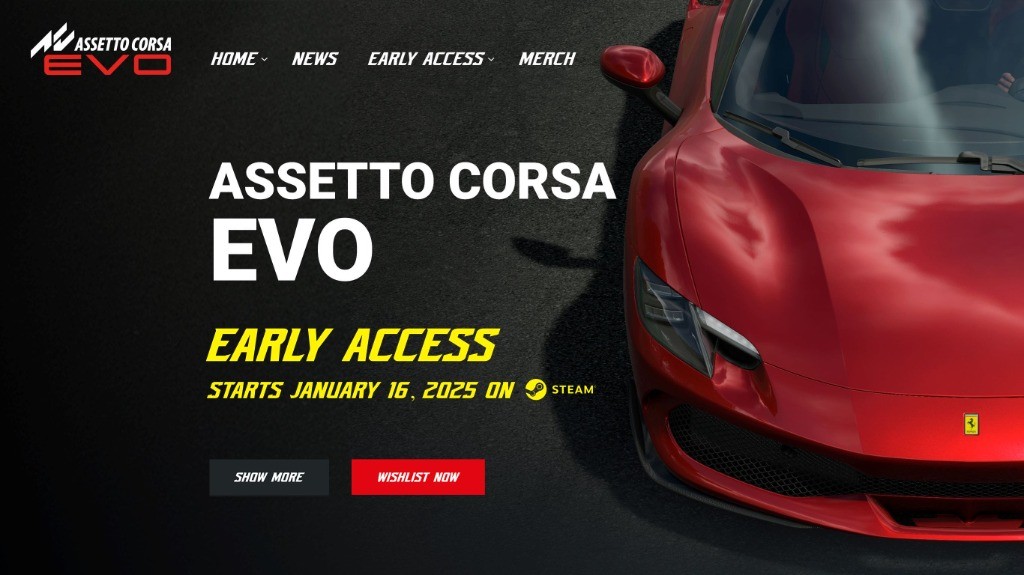 Comienzan las carreras de Assetto Corsa EVO (PC y PC VR)