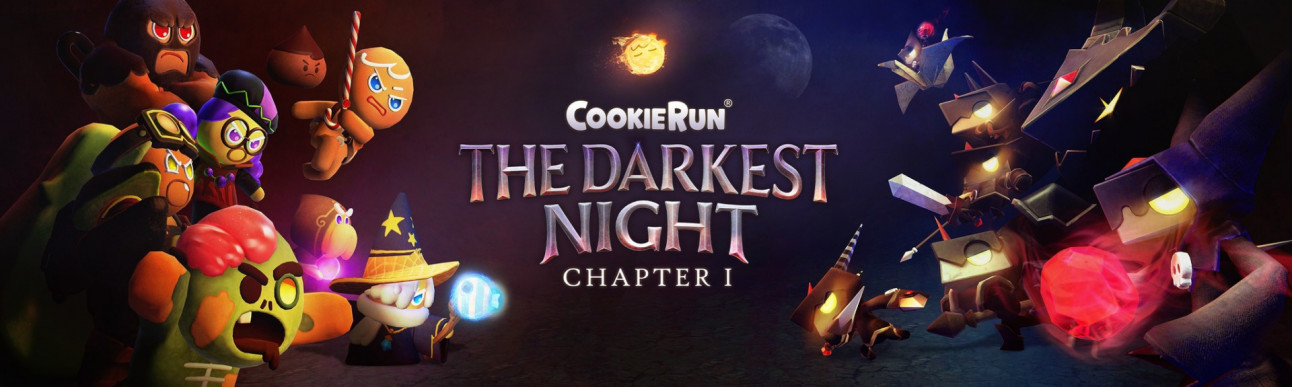 Galletas de jenjibre aventureras y peleonas en CookieRun: The Darkest Night