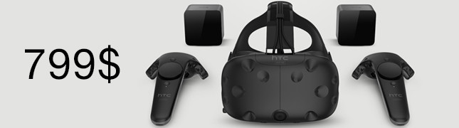 La versión comercial de HTC Vive costará 799$