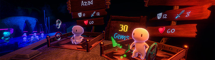 Marshmallow Melee, un dungeon crawler con pequeños personajes