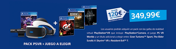 Ofertas de Navidad de PlayStation VR