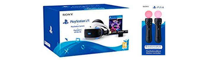 PSVR Starter Pack + Controladores Move por 279,99€ en Amazon Prime Day