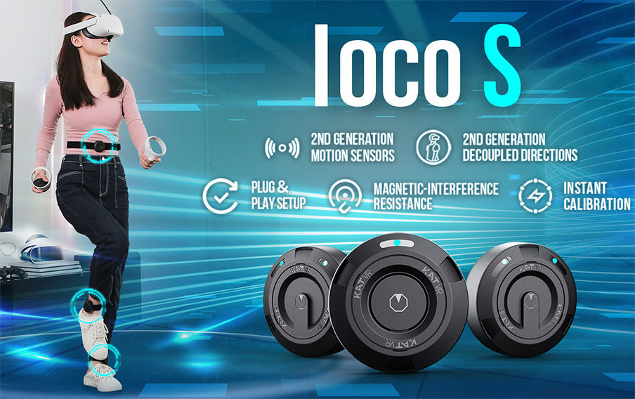 Loco S, la segunda generación del sistema de locomoción sin andador de Kat VR