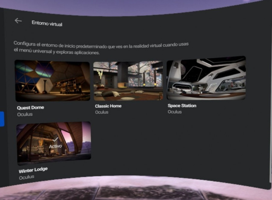 Facebook vuelve a trabajar para que el Home de Oculus Quest sea una sala interactiva y social