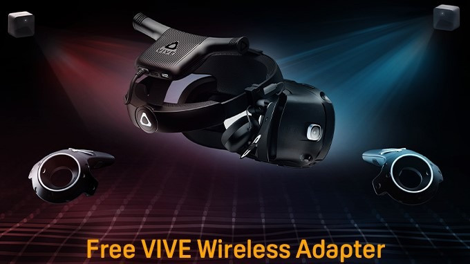 La compra de HTC Vive Cosmos Elite  incluye ahora gratis el adaptador HTC Wireless