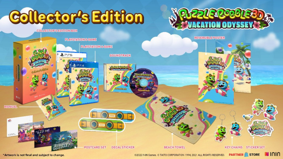 Puzzle Bobble 3D: Vacation Odyssey ahora en edición física de coleccionista