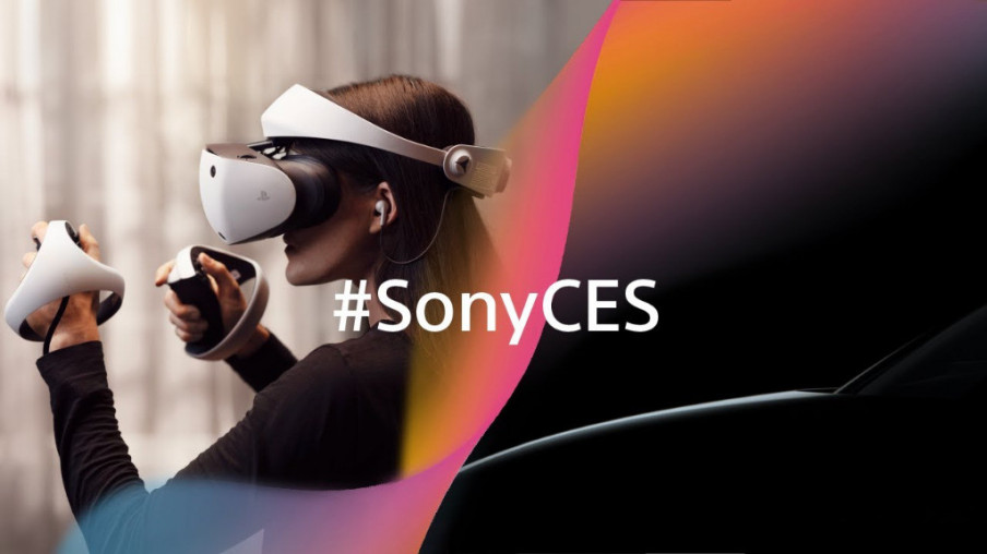 PlayStation VR2 en portada del evento de Sony en el CES 2023