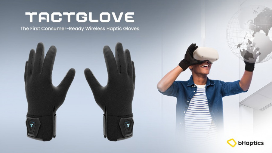 TactGlove, los guantes de bHaptics en febrero por 299 dólares