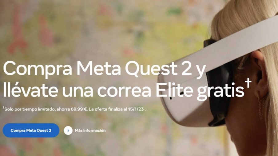 Meta Quest 2 con correa Elite gratis