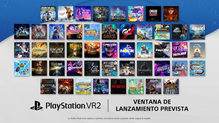 PlayStation VR2 nace con 42 juegos de lanzamiento y 6 demos