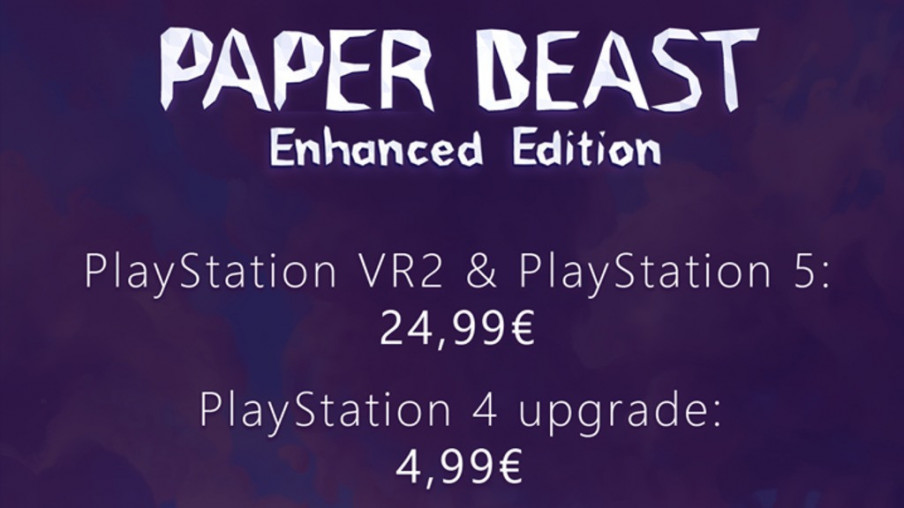 Actualizar Paper Beast en PSVR2 costará 5 euros