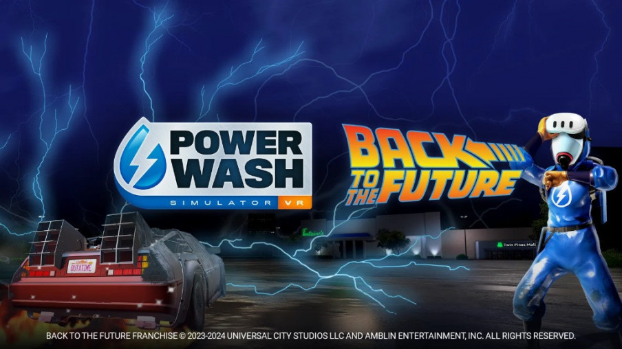 Regreso al Futuro y PowerWash Simulator unidos en un pack