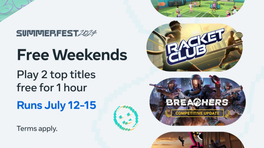 Breachers y Racket Club gratis este fin de semana en Meta Quest