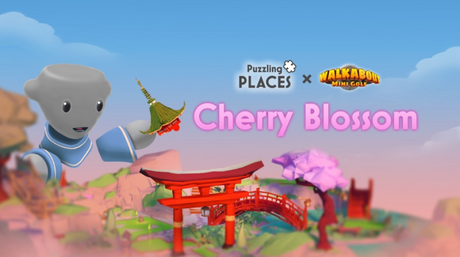 Cherry Blossom de Walkabout Mini Golf se hace pedazos gratis en Puzzling Places