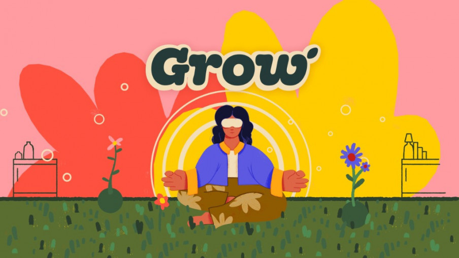 Grow, meditación y jardinería en realidad mixta para Quest