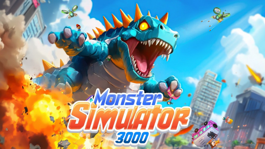 Monster Simulator 3000: arrasa ciudades convertido en un gigantesco monstruo